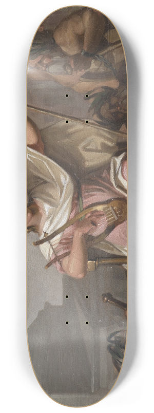 Nicolai Abildgaard - Rome as Ruler of the World 8.25 inch art skate deck Nicolai Abildgaard - Rome as Ruler of the World 8.25 inch art skate deck