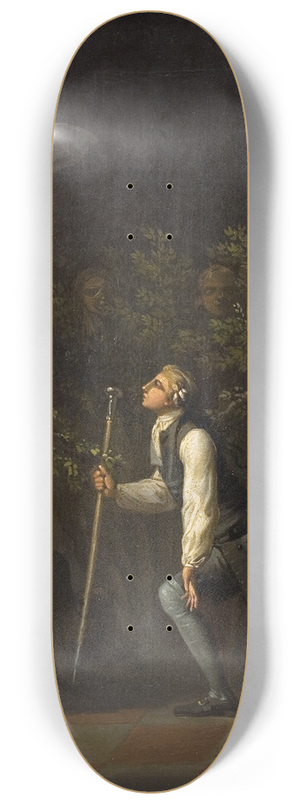 Nicolai Abildgaard - The Potuans are Surprised to see Niels Klim Genuflect in front of the Wise Prince 8.25 inch art skate deck