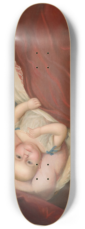 Nicola Marschall - Portrait of Ewell Marschall, The Artists Son 8.25 inch art skate deck