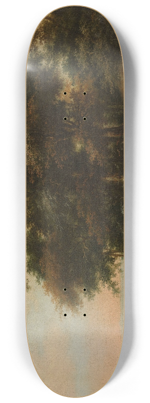 Antonie Waterloo - Wooded Landscape 8.25 inch art skate deck