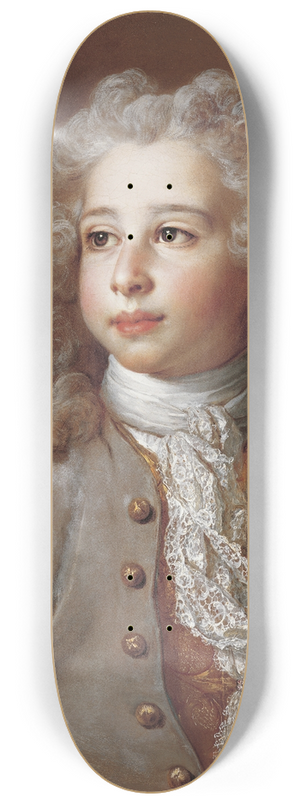 Nicolas de Largillire - Portrait of Franois-Emmanuel Pommyer (1703-1779) 8.25 inch art skate deck