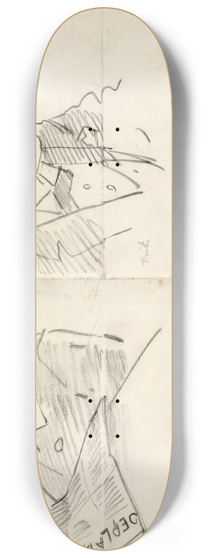 Adolf le Comte - Dop en Frits 8.25 inch art skate deck