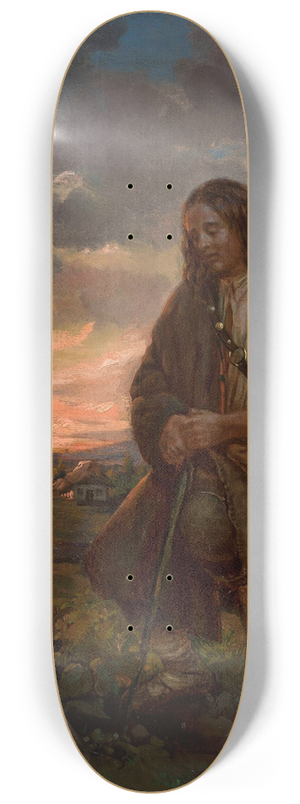 Antoni Kozakiewicz - Highlander at a grave 8.25 inch art skate deck