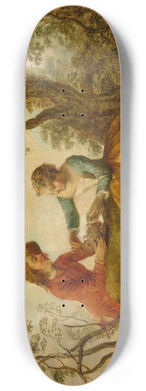 Nicolas Lancret - Le Nid dOiseaux 8.25 inch art skate deck