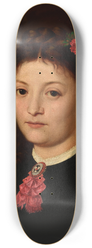 Antoni Kozakiewicz - Portrait of a Young Woman 8.25 inch art skate deck