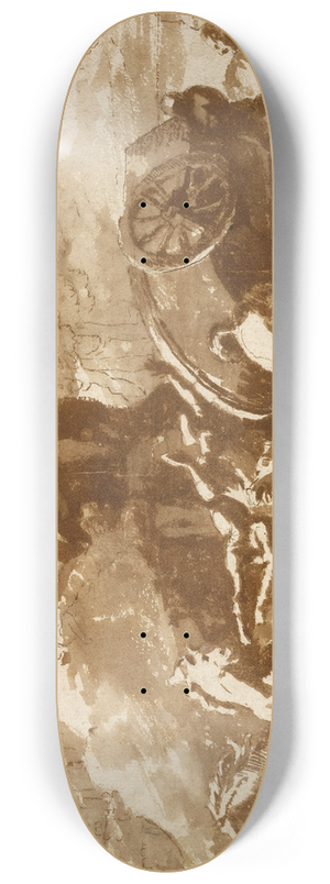 Nicolas Poussin - The Death of Hippolytus 8.25 inch art skate deck Nicolas Poussin - The Death of Hippolytus 8.25 inch art skate deck