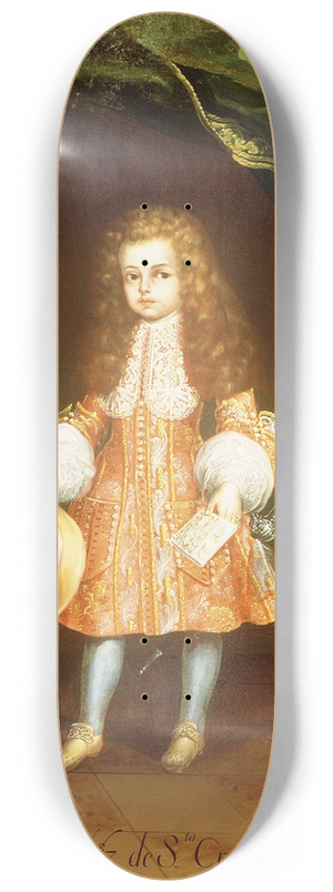 Nicols Rodrguez Jurez - Portrait of the Child, Joaqun Manuel Fernndez de Santa Cruz 8.25 inch art skate deck
