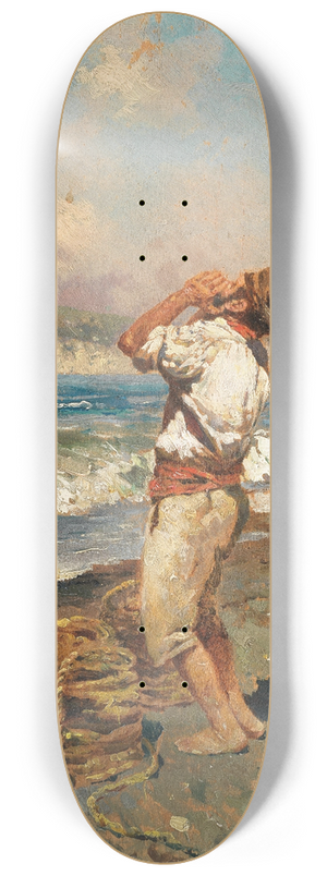 Antonino Leto - The Fisherman 8.25 inch art skate deck