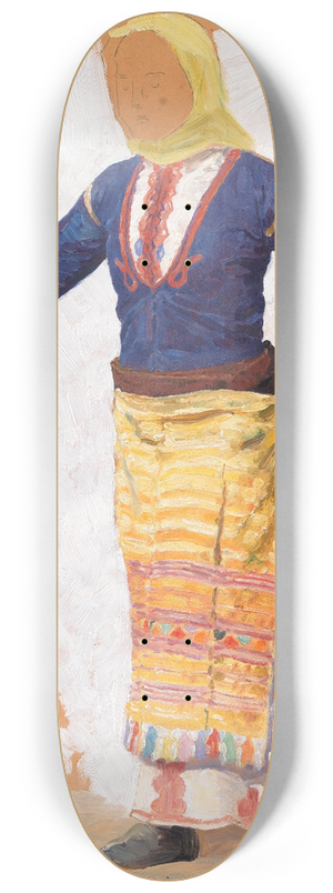 Niels Skovgaard - Dansende kvinde. Megara 8.25 inch art skate deck