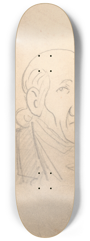 Niels Skovgaard - Karikeret oldingeportrt 8.25 inch art skate deck