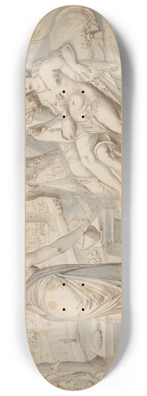 Niklaus Bock - Lot und seine Tchter 8.25 inch art skate deck