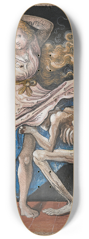Niklaus Manuel - Death and the Maiden 8.25 inch art skate deck Niklaus Manuel - Death and the Maiden 8.25 inch art skate deck