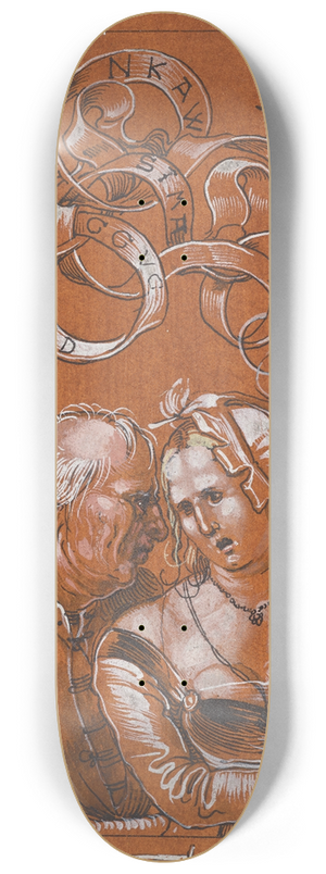 Niklaus Manuel - Der verweigerte Liebesantrag 8.25 inch art skate deck Niklaus Manuel - Der verweigerte Liebesantrag 8.25 inch art skate deck