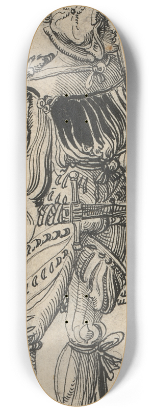 Niklaus Manuel - Krieger 8.25 inch art skate deck Niklaus Manuel - Krieger 8.25 inch art skate deck