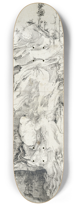 Niklaus Manuel - Rocky Island 8.25 inch art skate deck Niklaus Manuel - Rocky Island 8.25 inch art skate deck