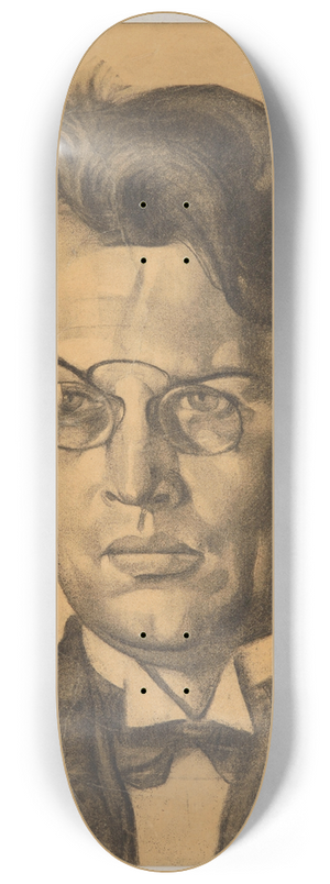 Nikolai Triik - Friedebert Tuglase portree 8.25 inch art skate deck