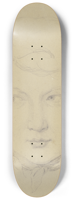 Nikolaus Hoff - Bildnis eines Waisenknaben 8.25 inch art skate deck