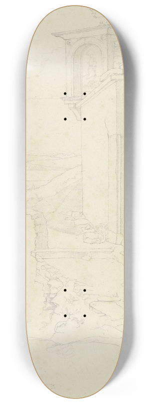 Nikolaus Hoff - Bildstock auf dem Weg nach Fiesole 8.25 inch art skate deck