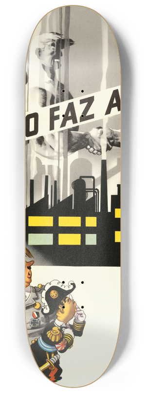 Antonio Arias Bernal - A Unio Faz a Fora 8.25 inch art skate deck