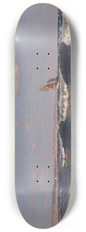 Nikolay Nikanorovich Dubovskoy - Breaking Wave 8.25 inch art skate deck