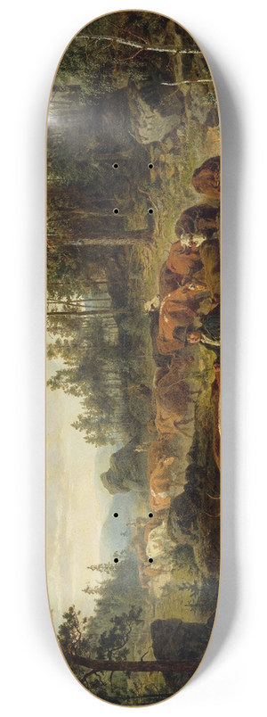 Nils Andresson - Driving Cattle in Smland 8.25 inch art skate deck