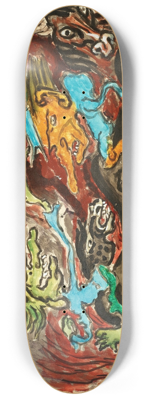 Nils Dardel - Ddens husarer 8.25 inch art skate deck