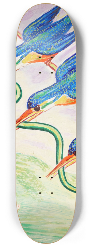Nils Dardel - Den bortrvade ormen 8.25 inch art skate deck