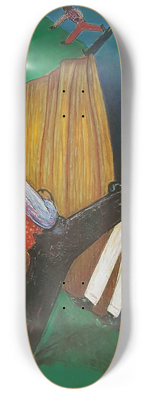 Nils Dardel - Exekution 8.25 inch art skate deck