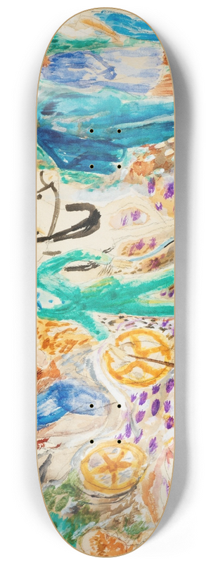 Nils Dardel - Parisergata 8.25 inch art skate deck