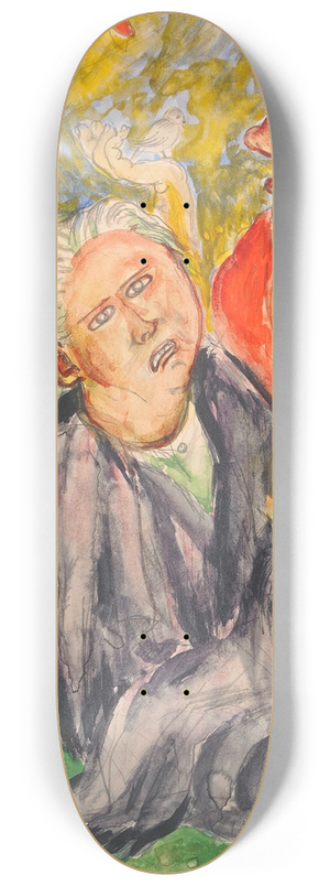 Nils Dardel - Samtal 8.25 inch art skate deck