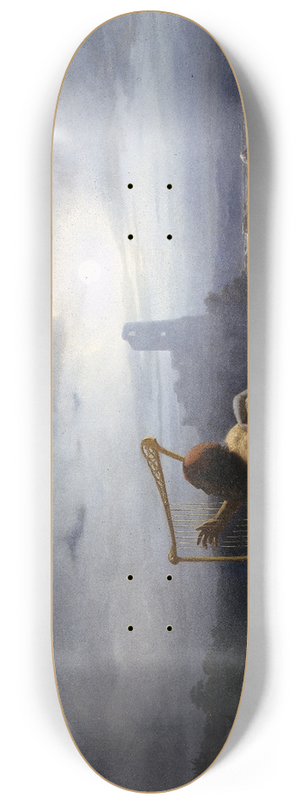 Nils Jakob Olsson Blommr - The Water-Sprite and girs Daughters 8.25 inch art skate deck