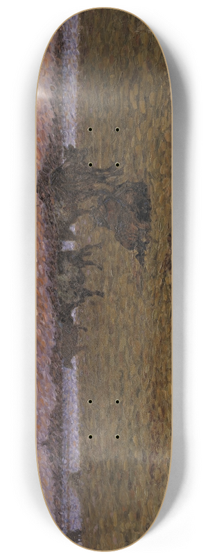 Nils Kreuger - Cows on the Beach 8.25 inch art skate deck