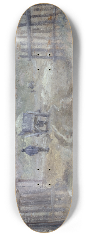 Nils Kreuger - French Landscape 8.25 inch art skate deck