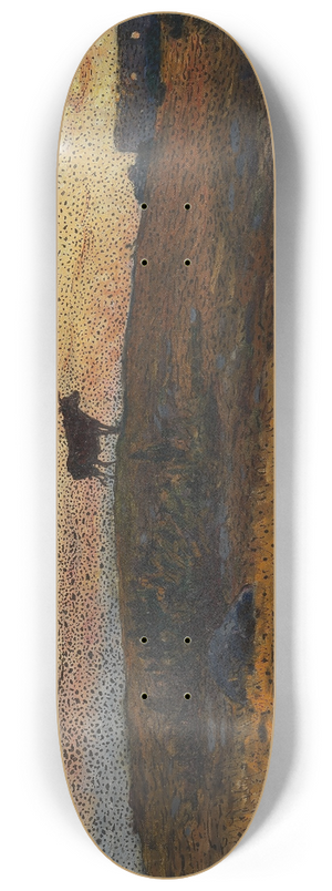 Nils Kreuger - land Heath at Sunset 8.25 inch art skate deck