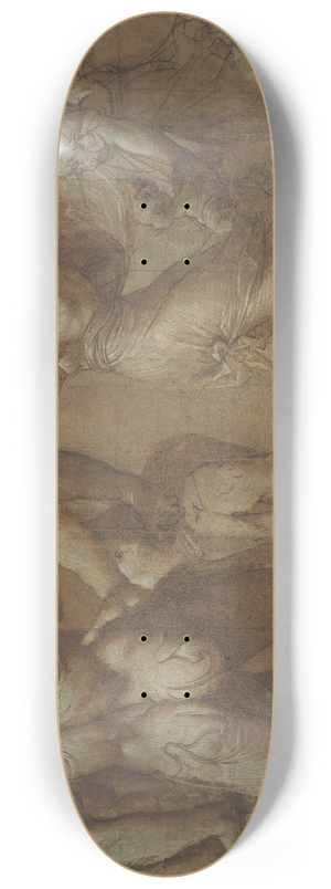 Northern Italian 16th Century - Salome with the Head of St. John the Baptist 8.25 inch art skate deck