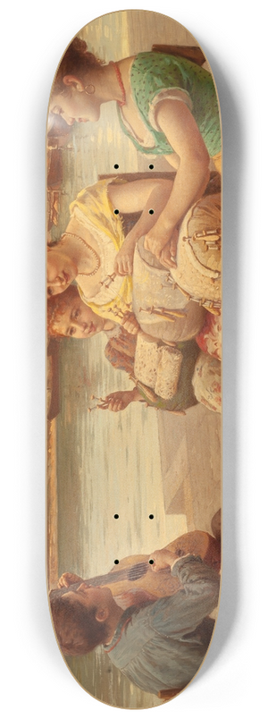 Antonio Ermolao Paoletti - Venetian Lacemakers 8.25 inch art skate deck