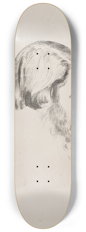 Odilon Redon - Portrait de Paul Srusier 8.25 inch art skate deck Odilon Redon - Portrait de Paul Srusier 8.25 inch art skate deck
