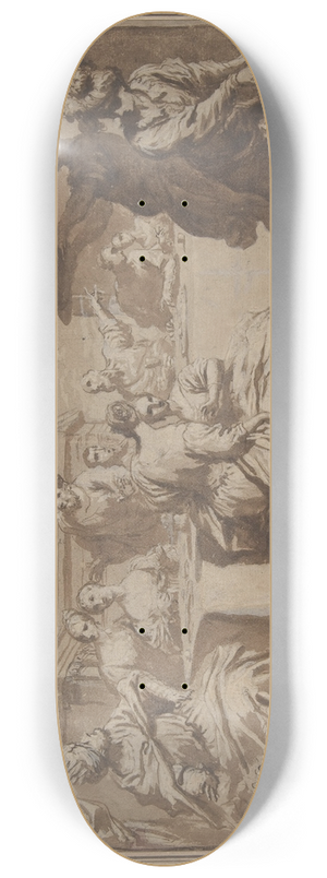 Antonio Gionima - The Feast of Belshazzar 8.25 inch art skate deck