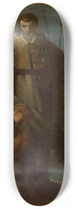 Antonio Gonzlez Velzquez - The Baptism Of A Saint 8.25 inch art skate deck