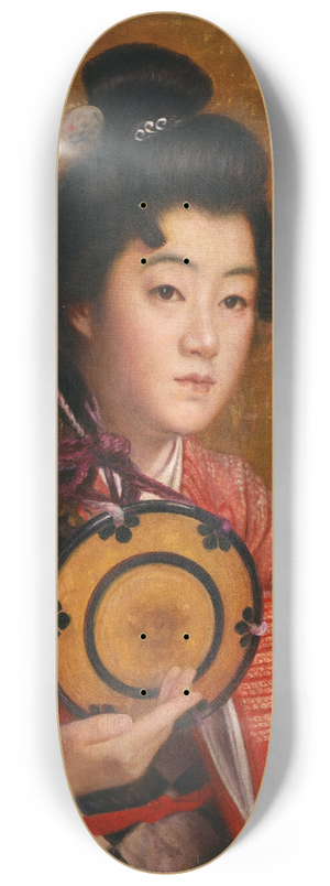 Okada Sabursuke - Portrait of a Lady 8.25 inch art skate deck