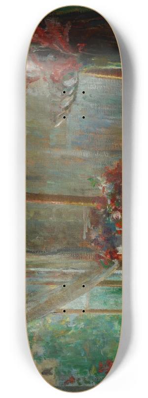 Olga Boznanska - Interior  Artists Studio in Krakow 8.25 inch art skate deck Olga Boznanska - Interior  Artists Studio in Krakow 8.25 inch art skate deck