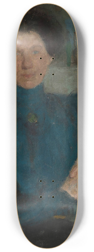 Olga Boznanska - Portraif of Maria Koniewska-Kalinowska (18751968), painter 8.25 inch art skate deck