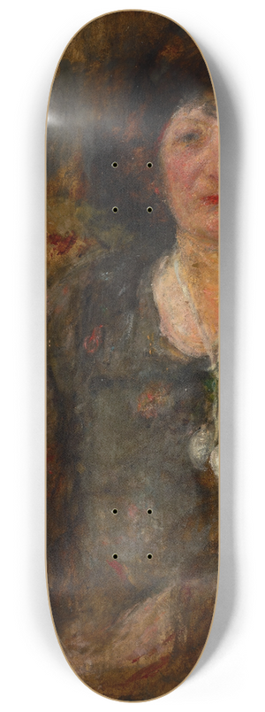 Olga Boznanska - Portrait of a Lady with a Necklace 8.25 inch art skate deck Olga Boznanska - Portrait of a Lady with a Necklace 8.25 inch art skate deck
