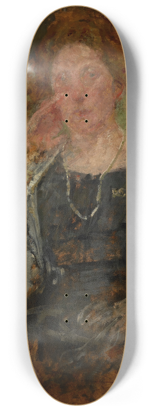 Olga Boznanska - Portrait of an American Woman 8.25 inch art skate deck Olga Boznanska - Portrait of an American Woman 8.25 inch art skate deck