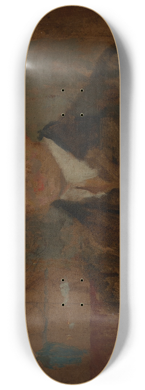 Olga Boznanska - Sketch for a Male Portrait 8.25 inch art skate deck Olga Boznanska - Sketch for a Male Portrait 8.25 inch art skate deck