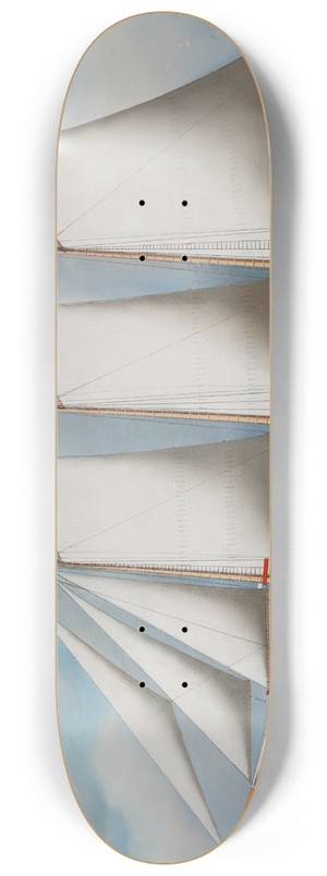 Antonio Jacobsen - Three Masted Schooner Andrew C. Pierce 8.25 inch art skate deck