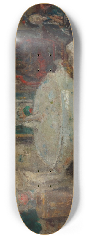 Olga Boznanska - Still life with a vase 8.25 inch art skate deck Olga Boznanska - Still life with a vase 8.25 inch art skate deck