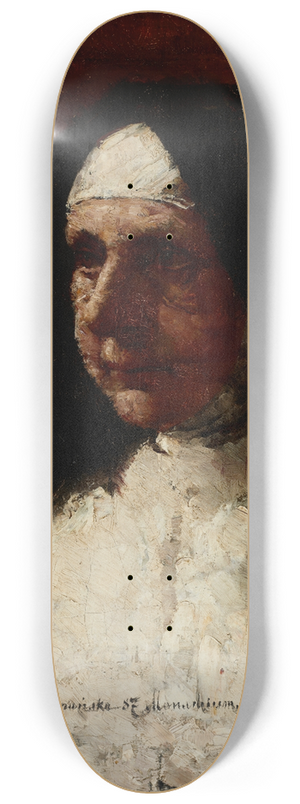 Olga Boznanska - Study of a Nun 8.25 inch art skate deck