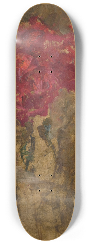 Olga Boznanska - Study of Flowers 8.25 inch art skate deck Olga Boznanska - Study of Flowers 8.25 inch art skate deck