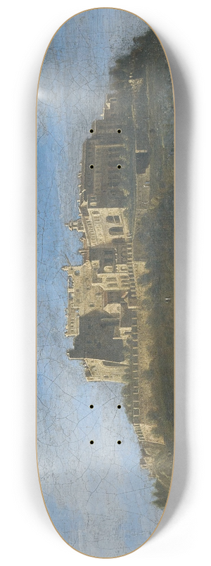 Antonio Joli - MonasteryDiSanMartino, Naples 8.25 inch art skate deck